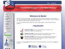 Tablet Screenshot of exchangeenterprises.com